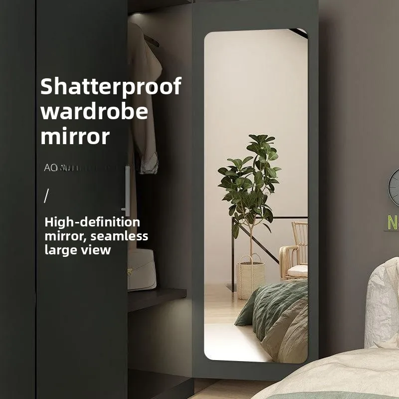 

Acrylic Soft Mirror Wall Stier Self Adhesive eup Full Body Closet Door Patch Wall Decal Home Decor Accories