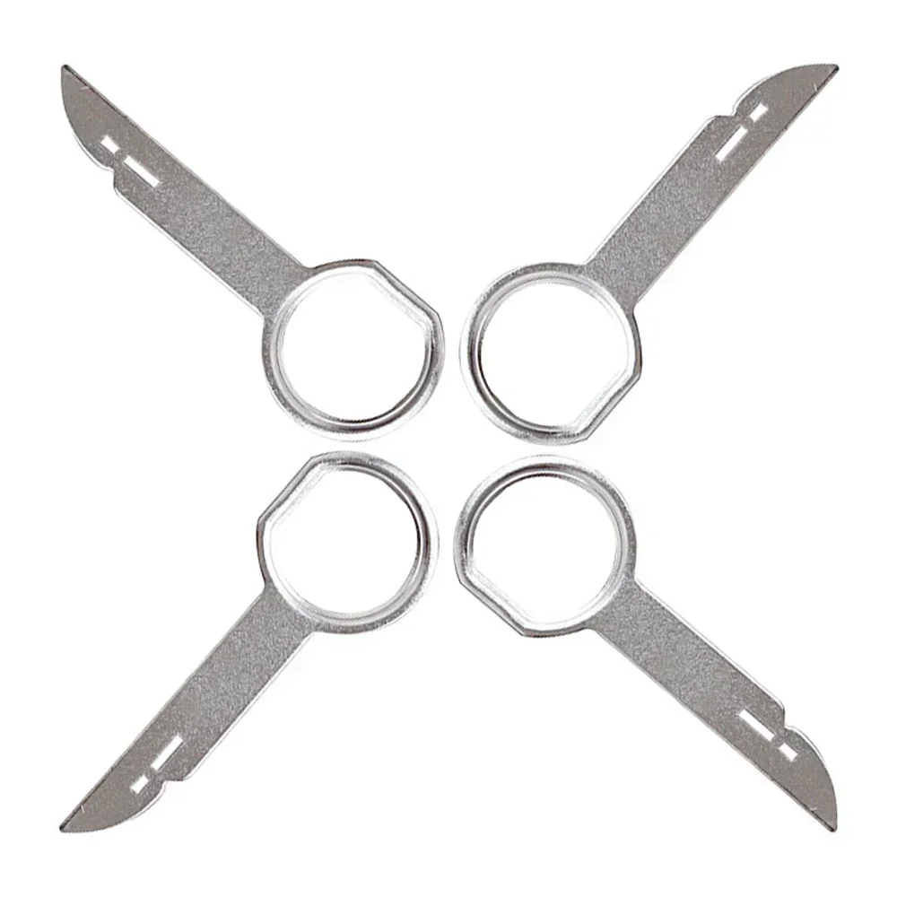 

4pcs Stainless steel Car Radio Stereo Removal Extractor Key Release Pin Head Unit Audio Install Tool for Audi Ford Repair Tool