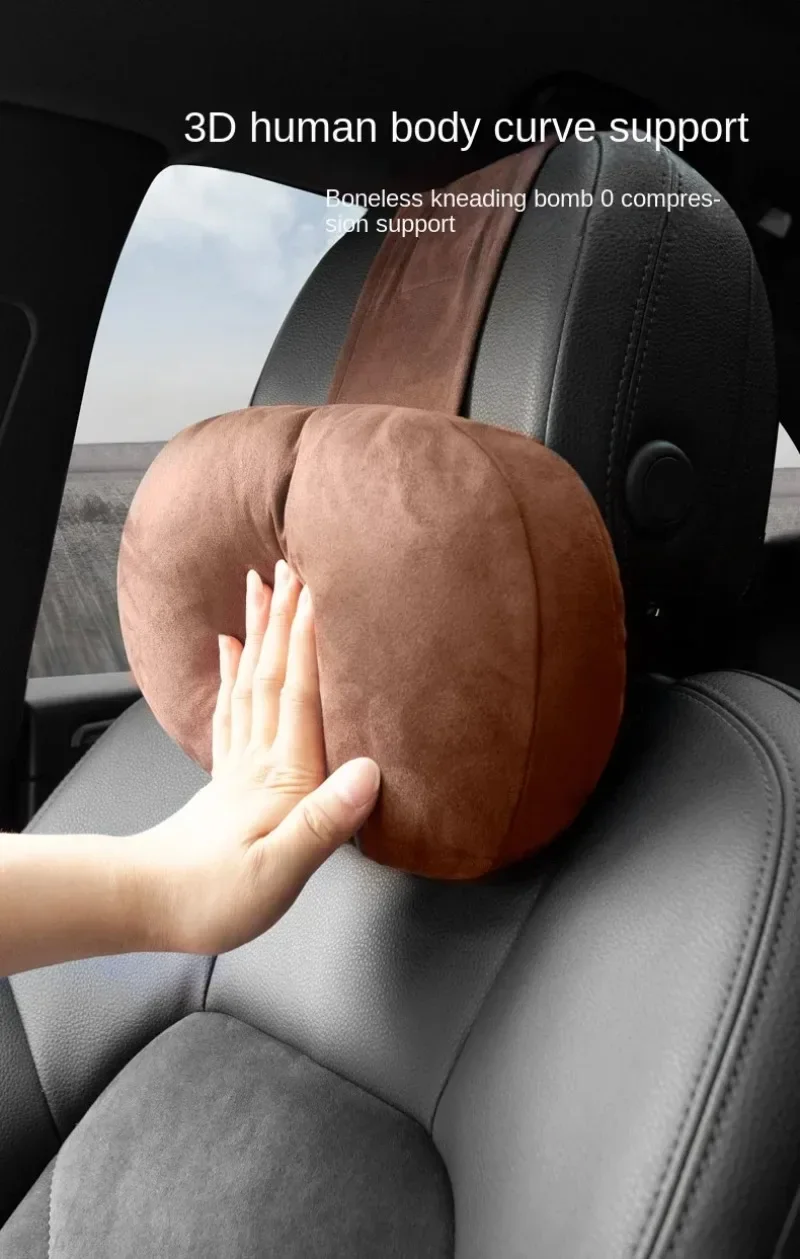 1/2PCS Auto Kopfstütze Nackenstütze Sitz/Maybach Design Klasse Weiche Universal Einstellbare Auto Kissen Nackenstütze kissen Hohe Qualität – Detail 10