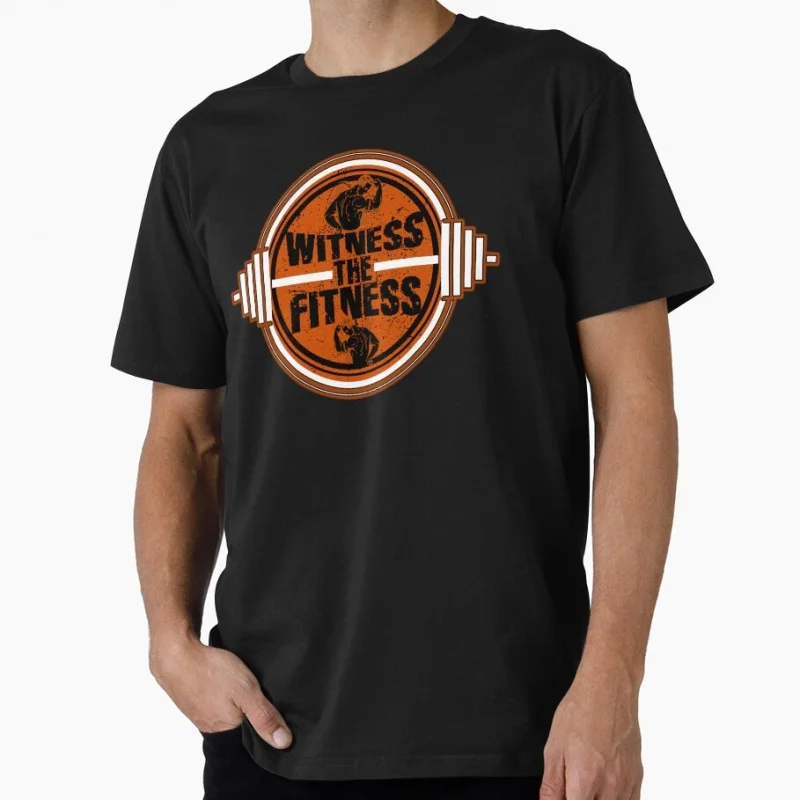 T-shirt humoristique Witness the Fitness Gym 0512 pour l'entraînement et le fitness, 100% coton, vêtements graphiques à manches courtes, toutes tailles, S-6XL