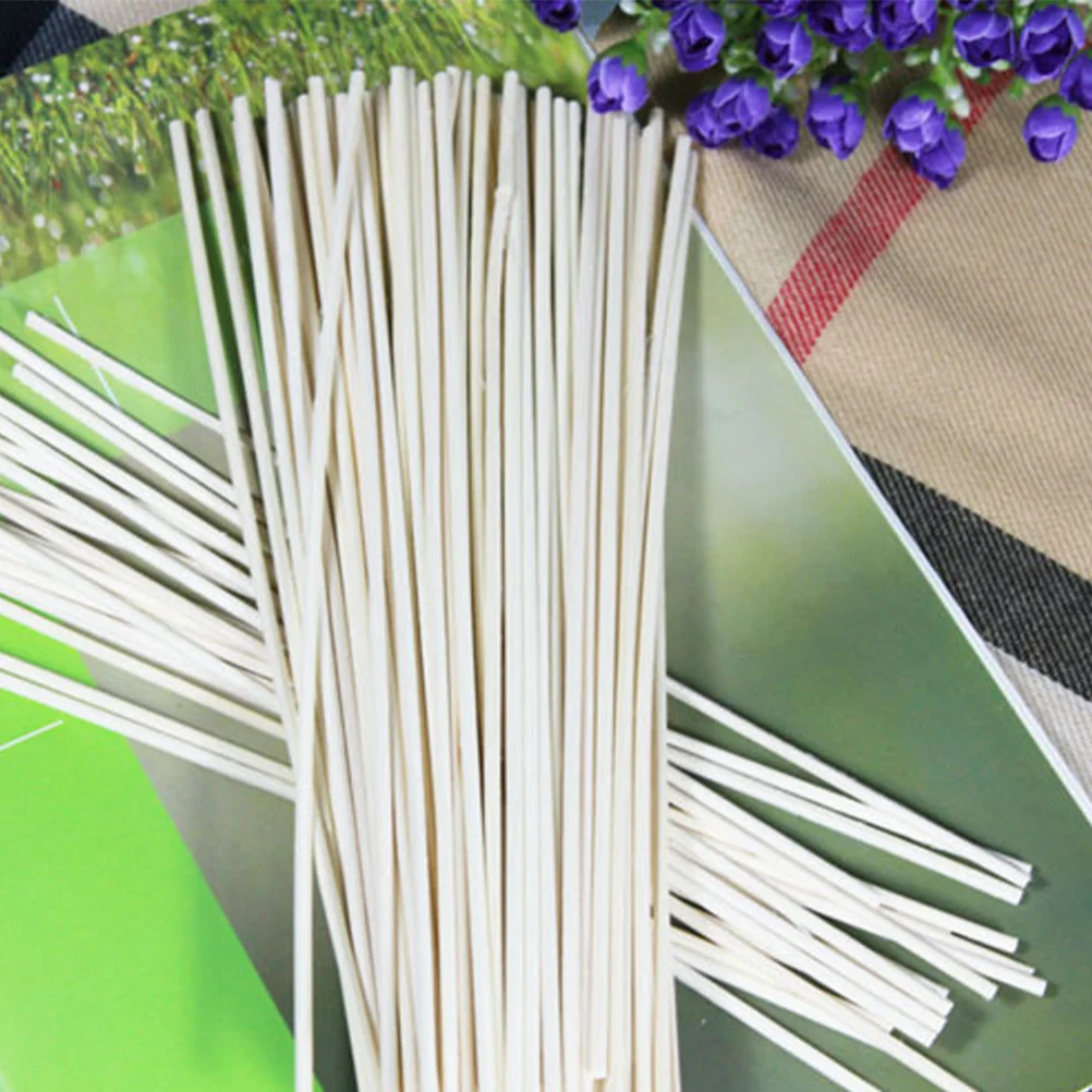 150Pcs Dried Floral Fragrance Refill Sticks Rattan Reed Diffuser Supply for Essential Oil Aromatherapy Home Scent Diffuser Decor