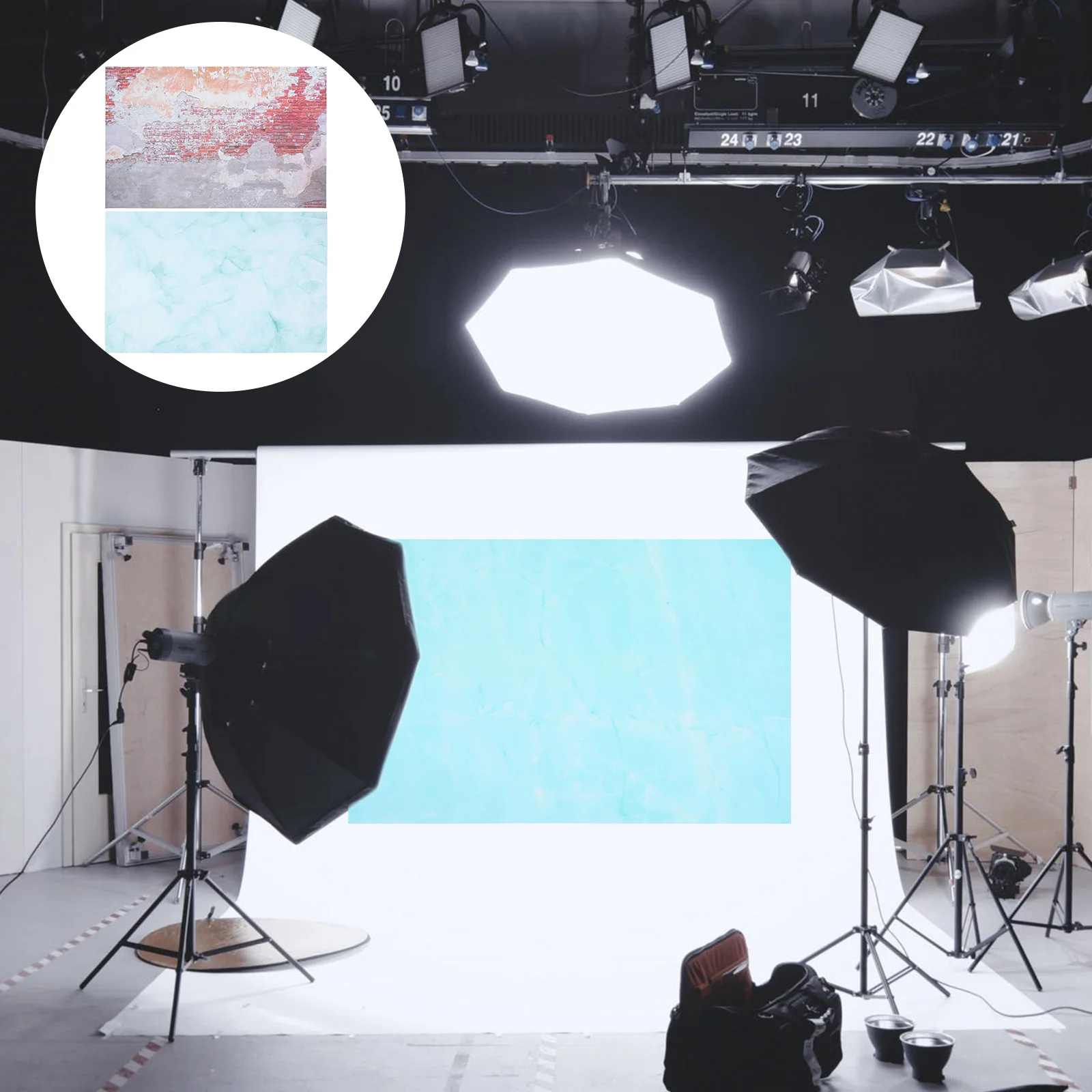 

Durable Coated Background Paper Props Board Photography Studio Use Backdrop Boards Home Decoration Replacement Broken One