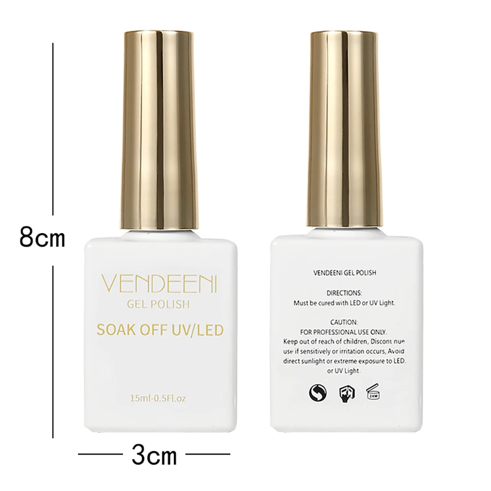 Vendeeni 5 kleuren/set mauve roze glitter Cat Eye gel nagellak UV LED ijs transparante manicure nagellak met kleurenkaart