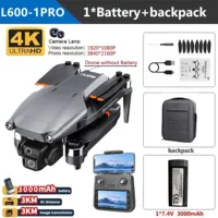 L600-1 Pro MAX 4K GPS Drone: Professional HD Dual - Camera, 5G WIFI, 360° Obstacle - Avoidance Brushless Quadcopter with Screen