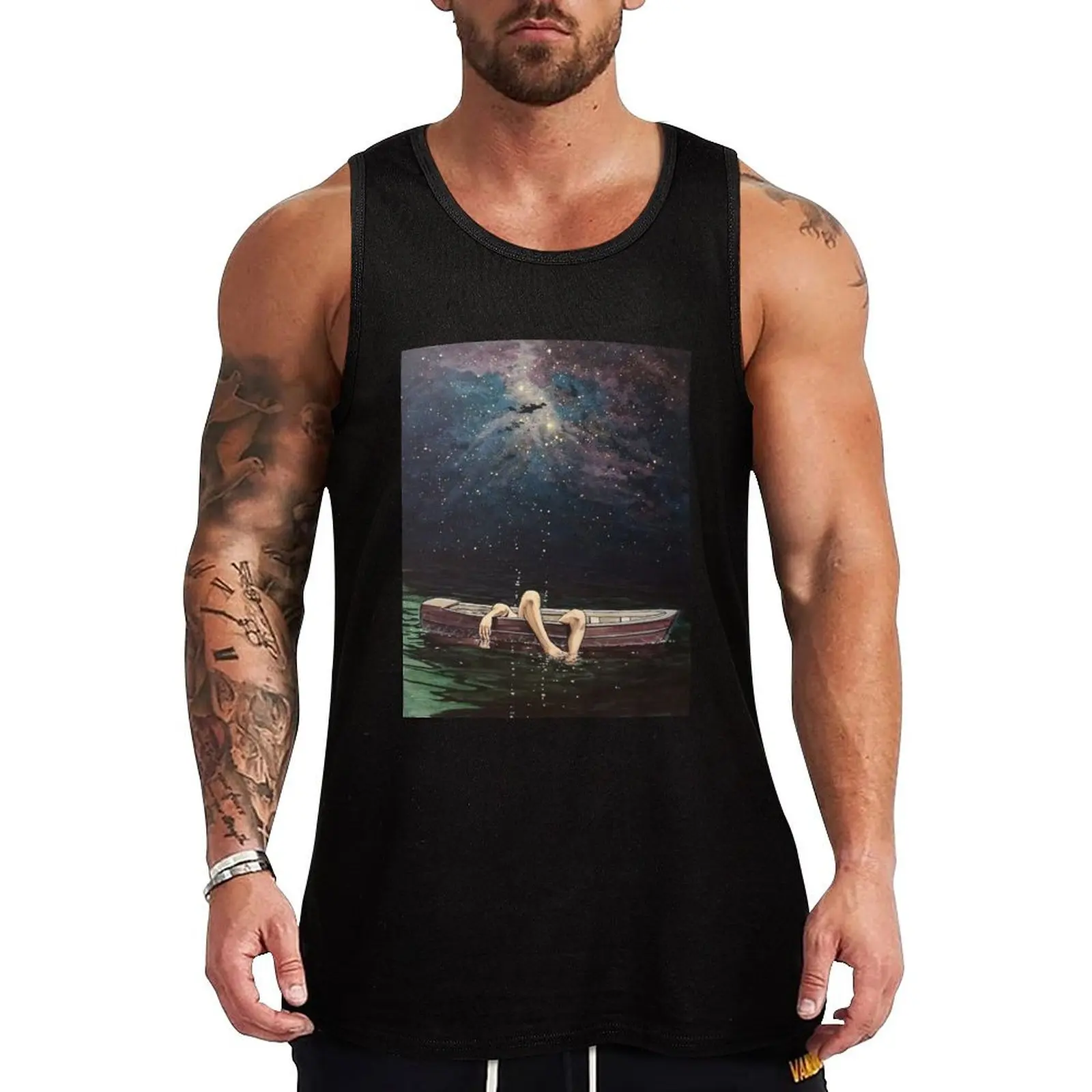 Take me to the river Tank Top gym t shirt men Men's sleeveless Men's clothing brands