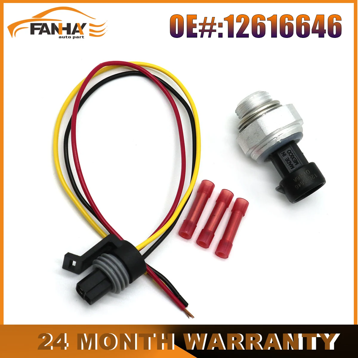 

A set 12616646 Oil Pressure Sensor Kit w/ wire For Chevrolet Corvette Impala Cadillac Pontiac For GMC SAVANA For BUICK For ISUZU