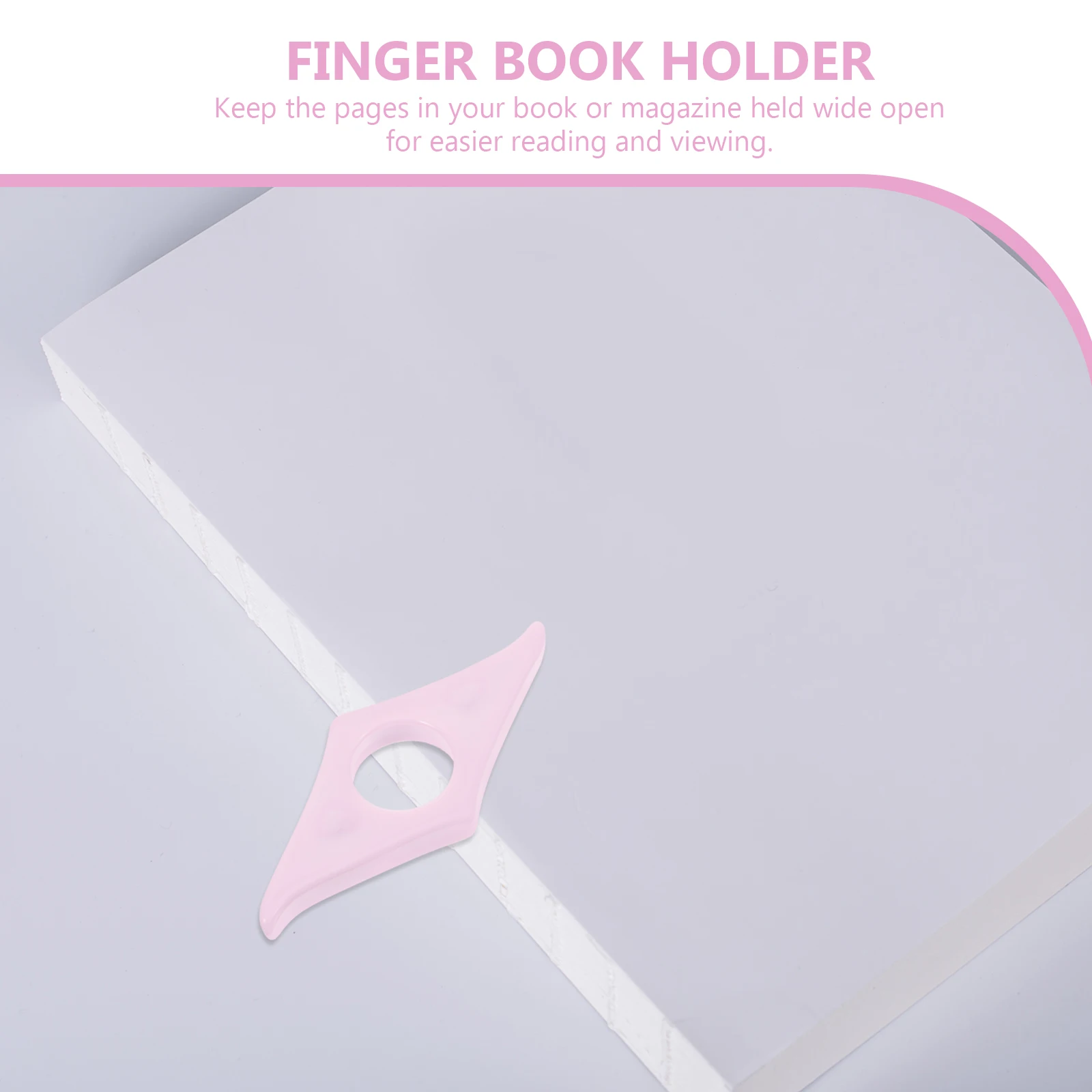 

Resin Bookmarks Bookstands 8 5cm Lavender Purple Strong Page Fixers Universal Size Fits All Books Thumb Holders Reading