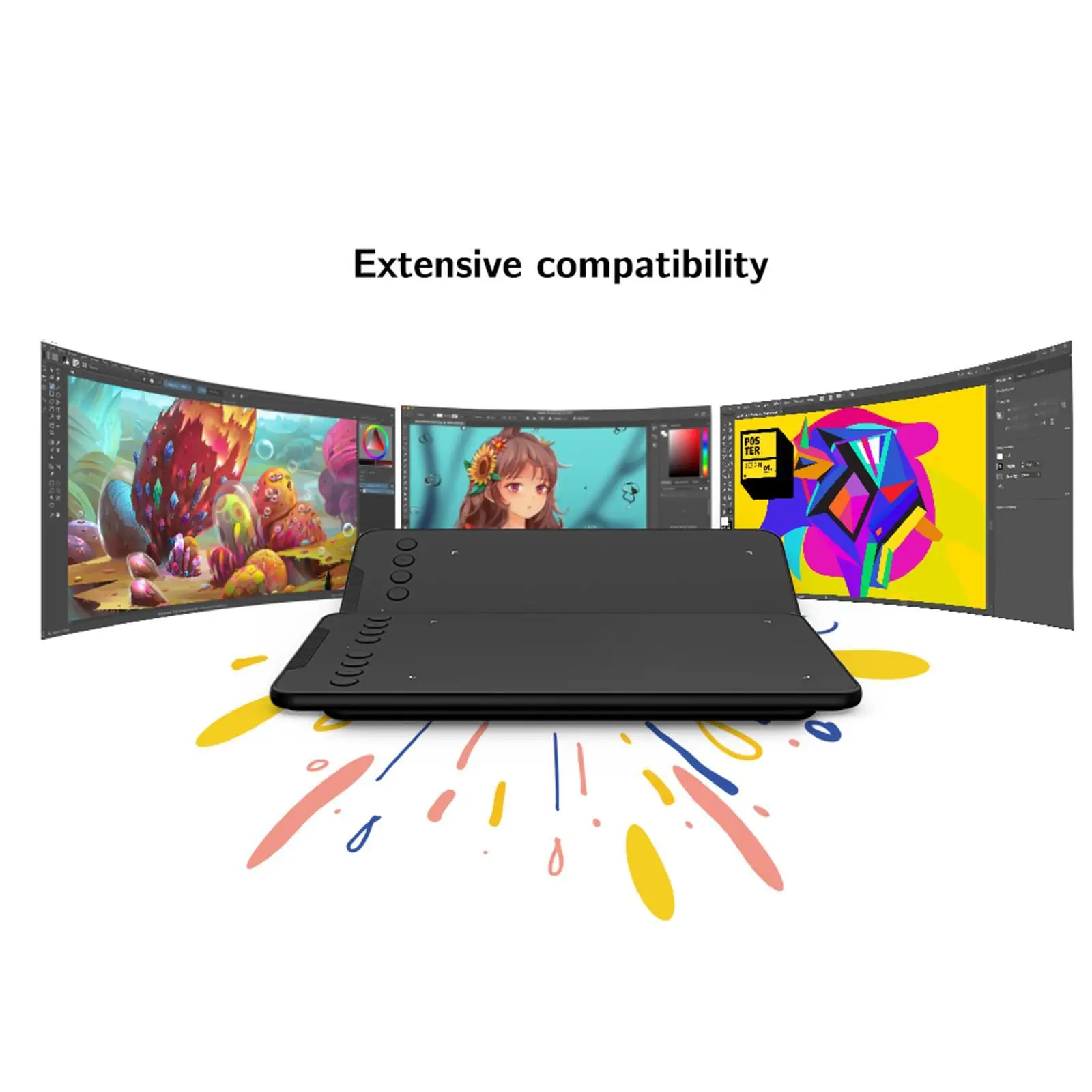 

EX08S Graphics Android Support with Battery- Stylus and 8192 Pressure Sensitivity