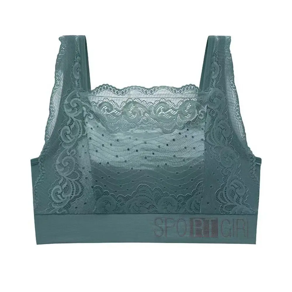 Romantic Breathable Push-up Lingerie Comfortable French Women Bra Lace Bralette Deep V Brassiere Floral
