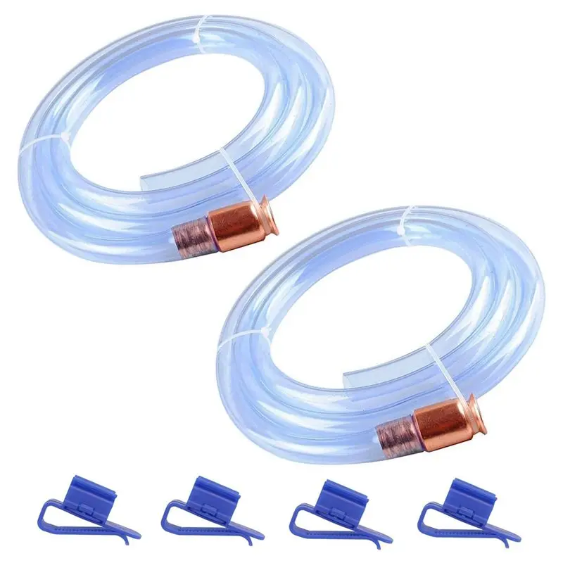 

AAAF For Fast For Petrol And Water Transfer, Siphon Hose 8.3 Ft 5/8", Hand Siphon With Rubber Pump, Anti-Kink Spring,For Petrol