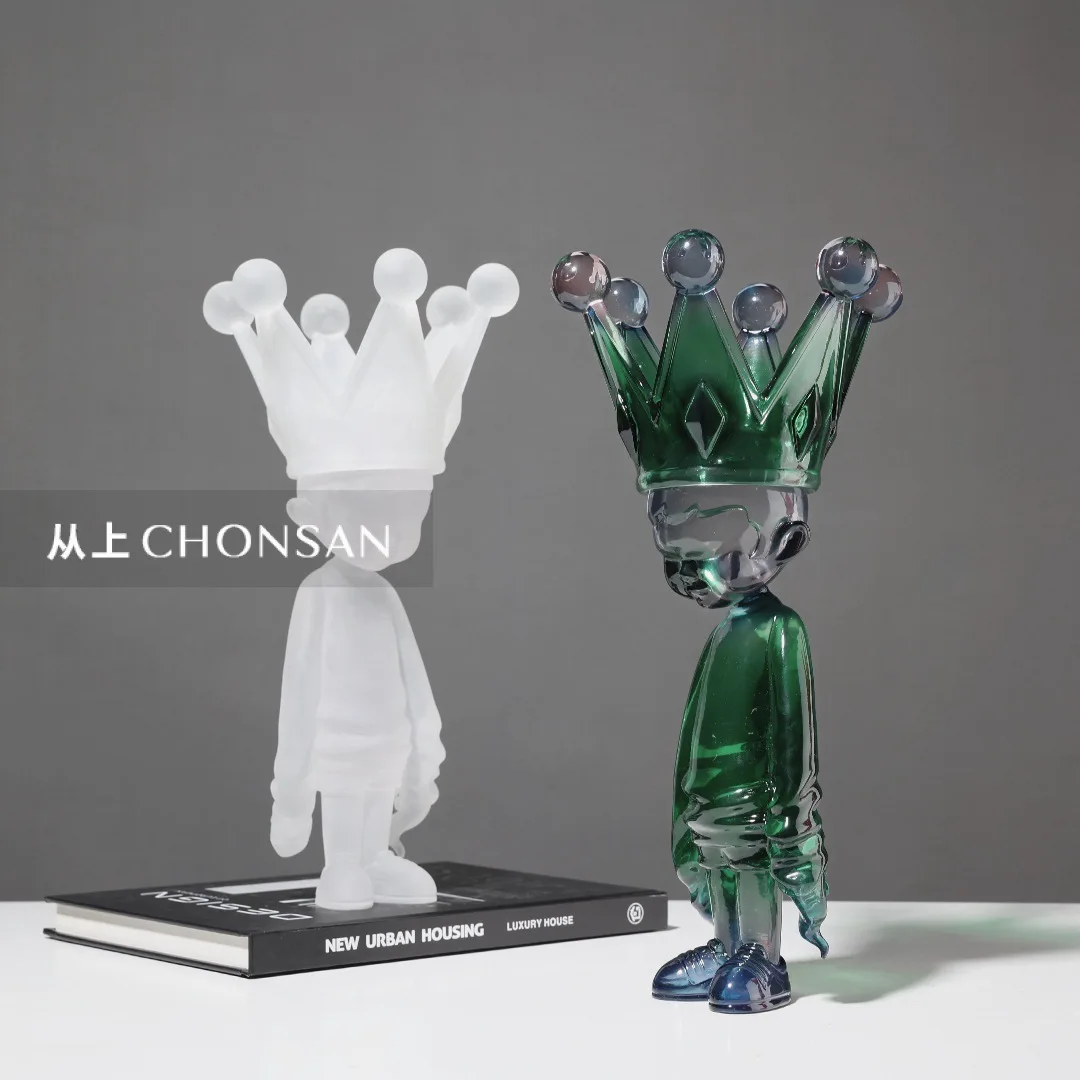 

Modern minimalist cartoon trendy toys, hand made figurine decorations, living room, office, desktop, children's room decorations