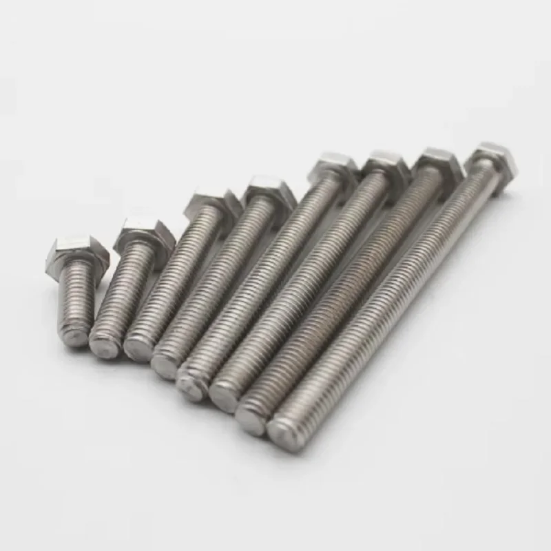 M2.5 M3 M4 M5 M6 M8 M10 六角純チタン外側六角ネジボルト GR2 TA2