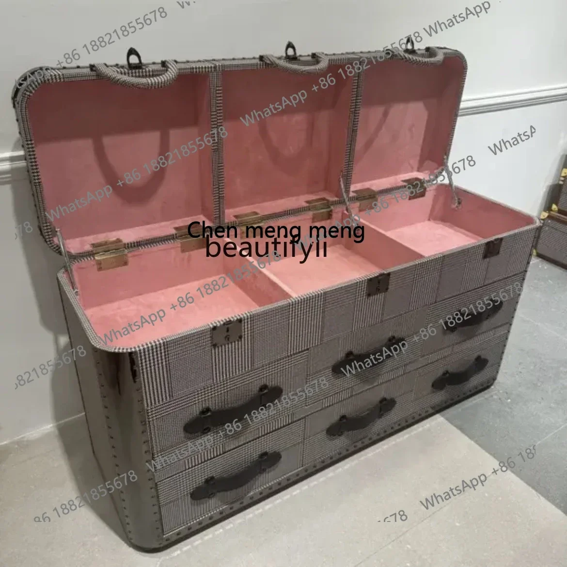 New arrive  Old decorative cabinet, living room porch cabinet, household study, storage villa room, large flat-level dining side