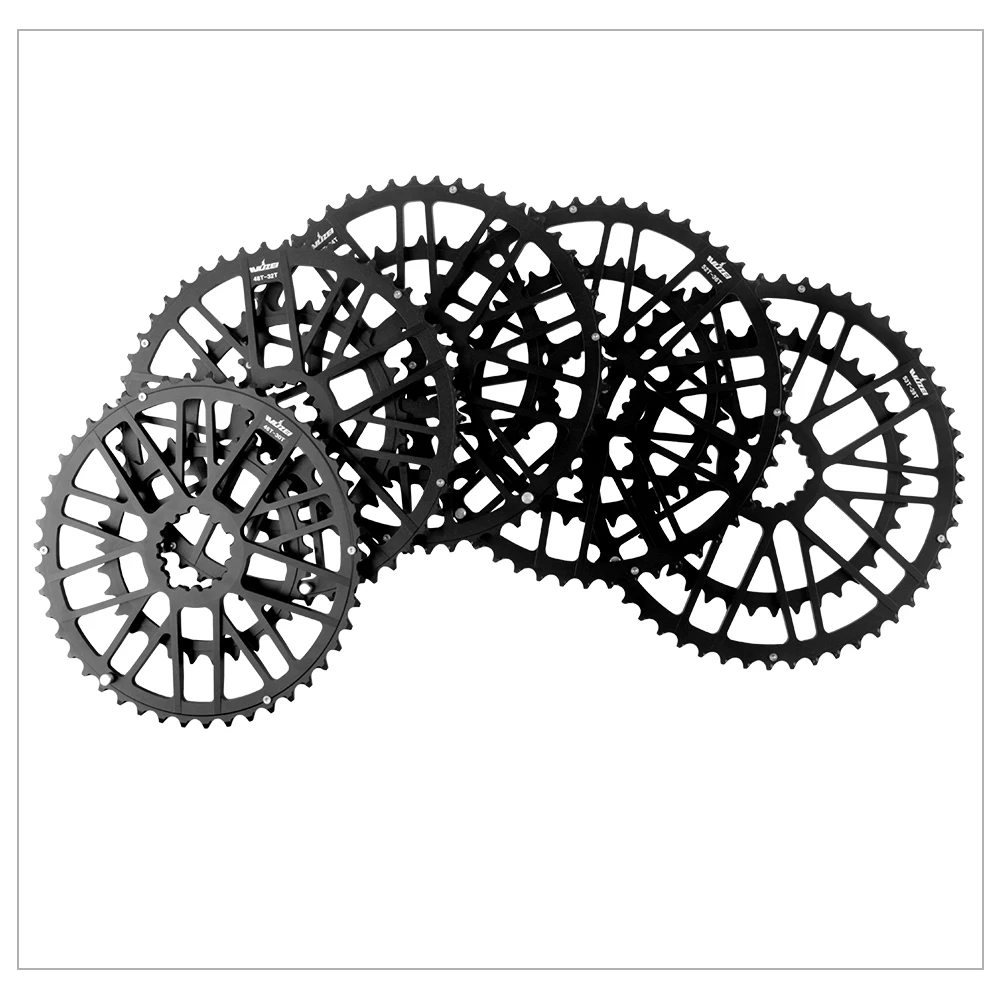 Prowheel Rennrad-Kurbelgarnitur 165 170 172,5 mm Doppelgeschwindigkeits-Kettenblatt 46/30 Zähne 48/32 Zähne 50/34 Zähne 52/36 Zähne 53/39 Zähne Geschwindigkeit Fahrradkettenblatt – Detail 21