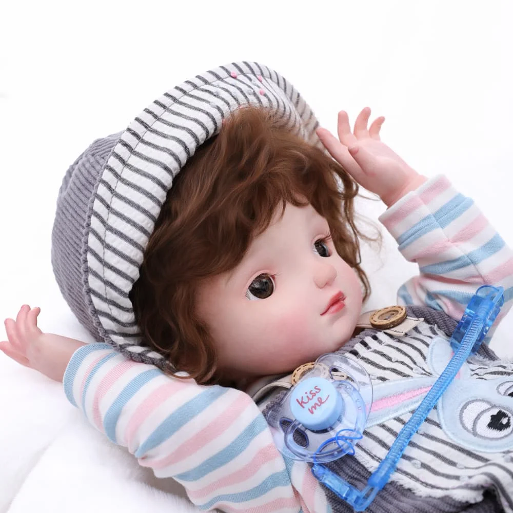 

Cloveray 20 inch Full-body Vinyl BJD Doll 47 cm Humanoid Doll Ball Joint BJD Doll Collection Art Christmas Gifts