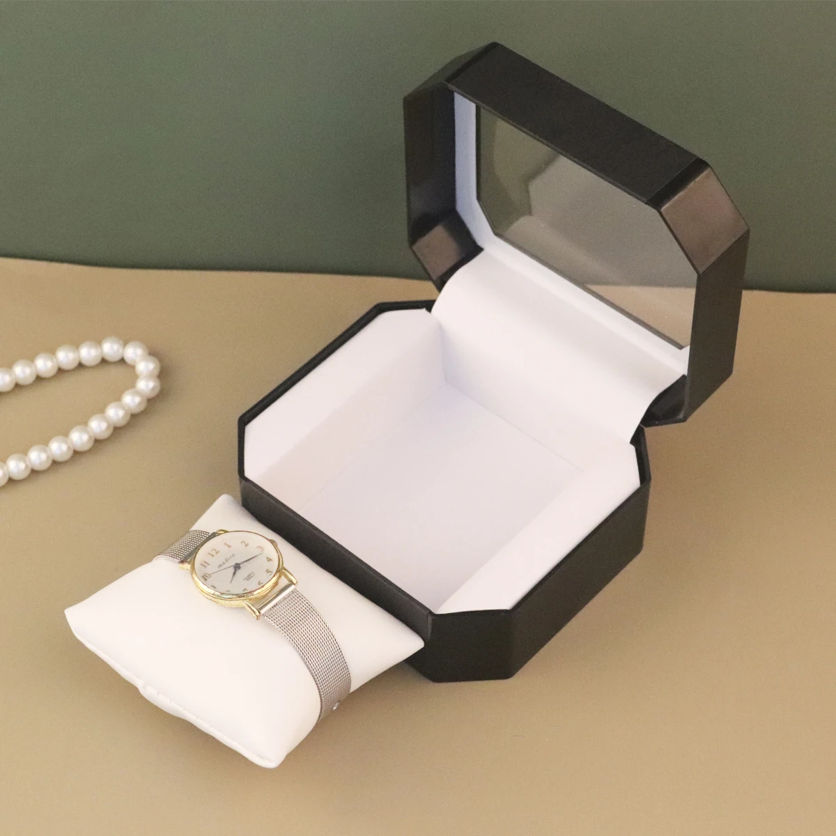 

Watch Box High-end European Men's Transparent Acrylic Watch Display Box Watch Storage Box Minimalist Jewelry Bracelet Box