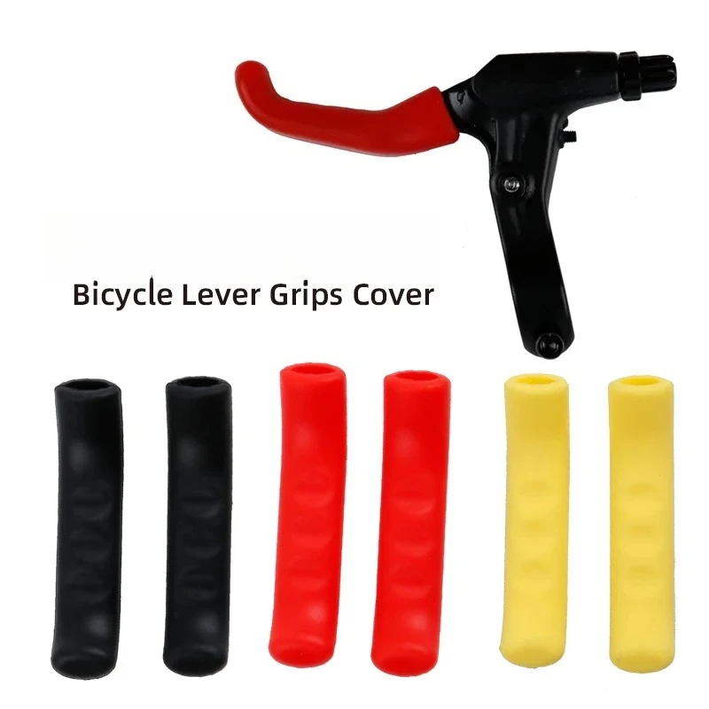 1pair Bike Brake Lever Covers Protective Silicone Grips for Bicycle Brake Handles Cycling Accessories