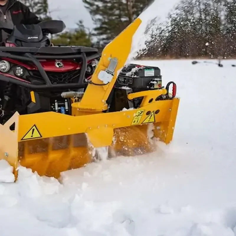 RCM High Quality ATV-Mounted 120cm Snowblower Remote Control Snow Thrower with High Performance Engine