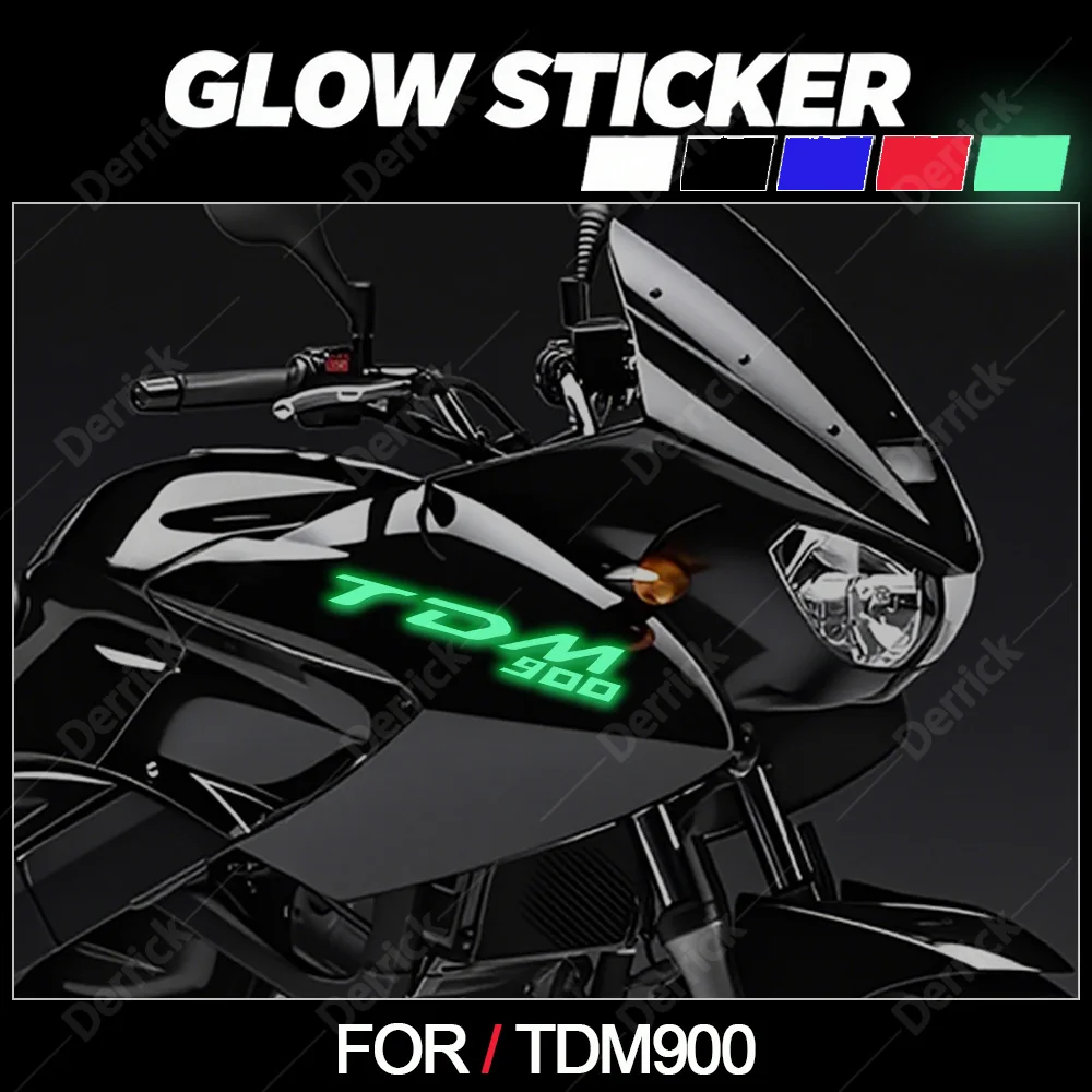 

Motorcycle Glow Stickers Decal Reflective and Fuel tank shock absorber sticker For YAMAHA TDM900 Accessories 2002-2011 2012 2013
