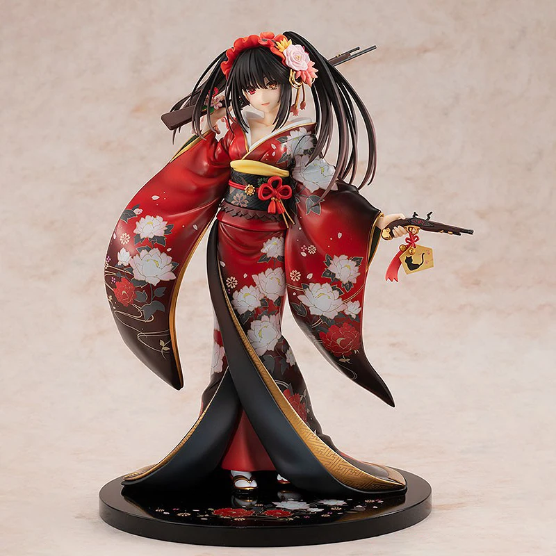 Kadokawa Date A Live Light Novel Kurumi Tokisaki Alluring Kimono Ver. PVC Action Figure Anime Figure Model Toys Doll Gift