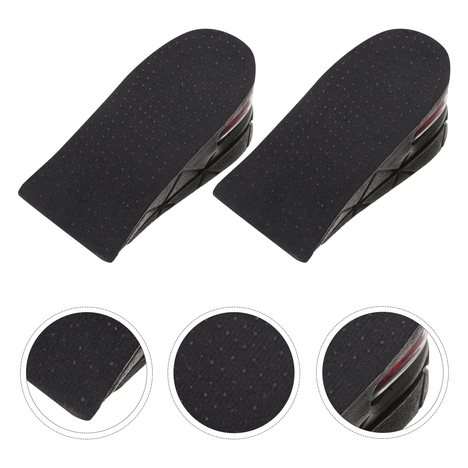 

2Pairs Height Increase Insoles Heel Lift Inserts Internal Heightening Shoe Pads Soft Heel Cushion for Athletic Dress High Heels