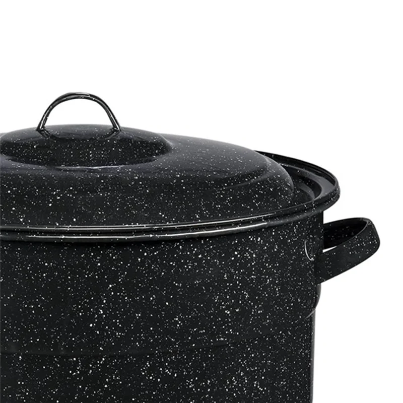 

AB41-2Pcs 21.5-Quart Water Bath Canner With Jar Rack Kitchenware Stainless Steel Can Rack Easy To Use