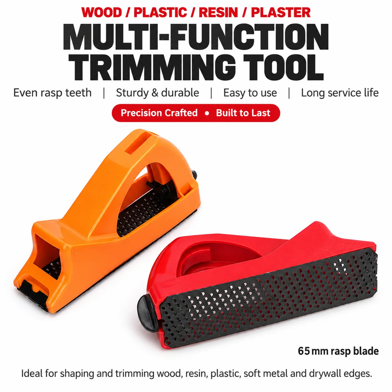 Plastic Pvc Rasp, Woodworking Plane, Metal Plane, Wood Board, Gypsum Board Rasp, Trimming Planer, Scraper, Deburring Tool