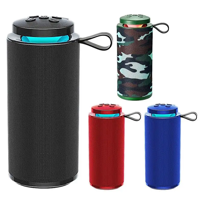 Mini Handheld Speaker Wireless BT Loudspeaker With Color-Changing LED Light And Tf Card Mode Music Player For Outdoor Party Home