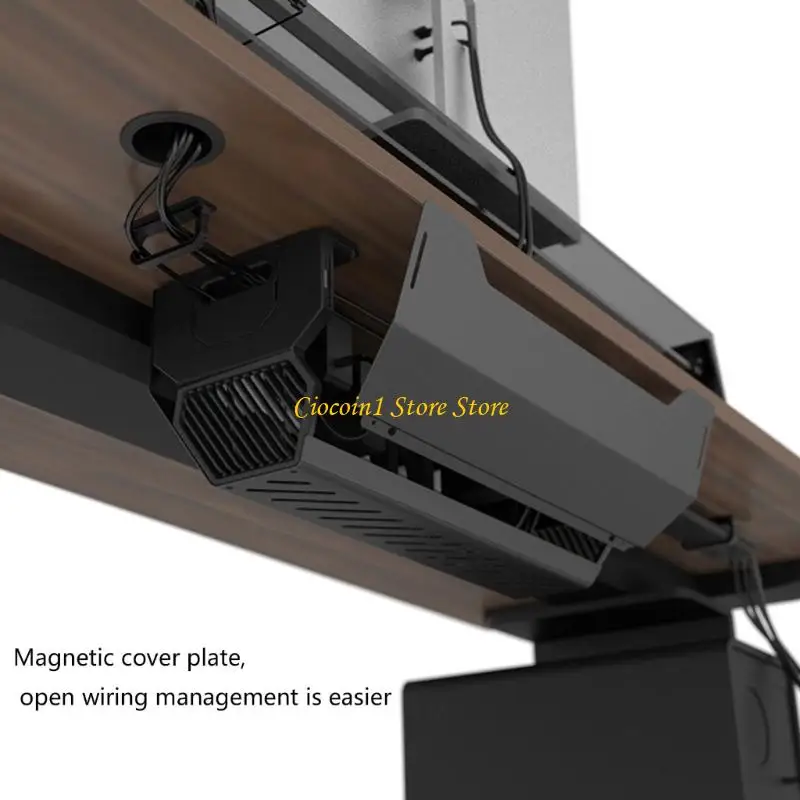 A3PC Wire Storage Holder Table Under Computer Cable Organization Rack Computer Line