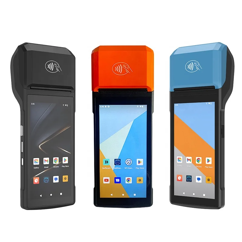 Android 13 Handheld Touch Screen Pos Terminal Machine with Card Reader