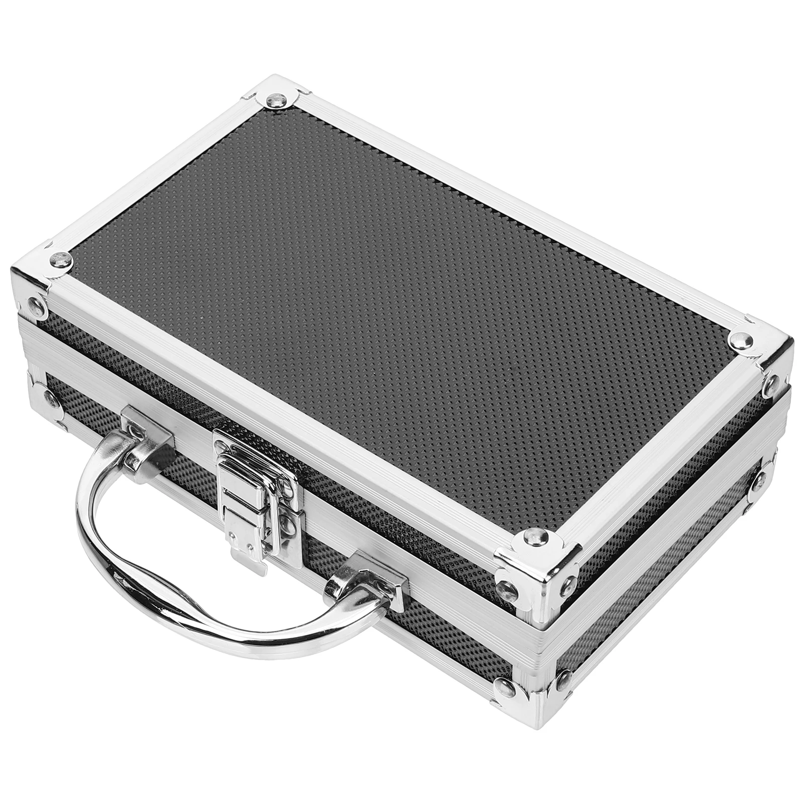 

Aluminum Toolbox Durable Portable Storage Case Large Capacity Tool Organizer Briefcase Accessories Gardening