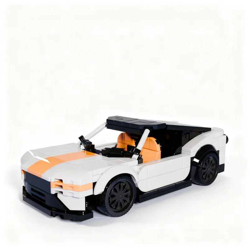 245pcs MOC City Champions The Alternative MUSTANG Model Toys Building Blocks Christmas Gift Construction Creative Collection
