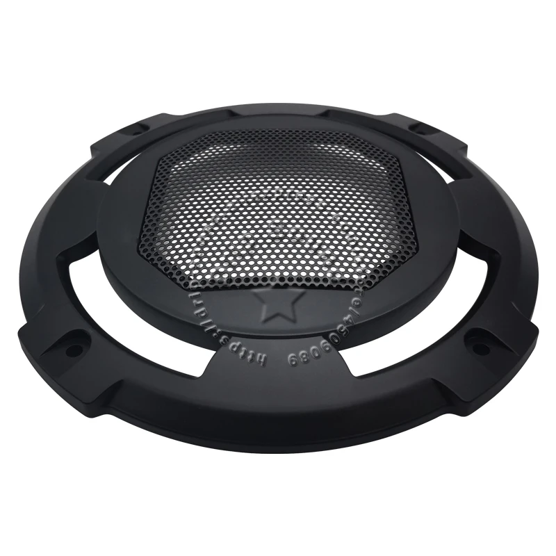 For 5" Inch Speaker Grill Cover Hige-grade Home Audio Conversion Net Decorative Circle Metal Mesh Protection 156mm Black/lSilver