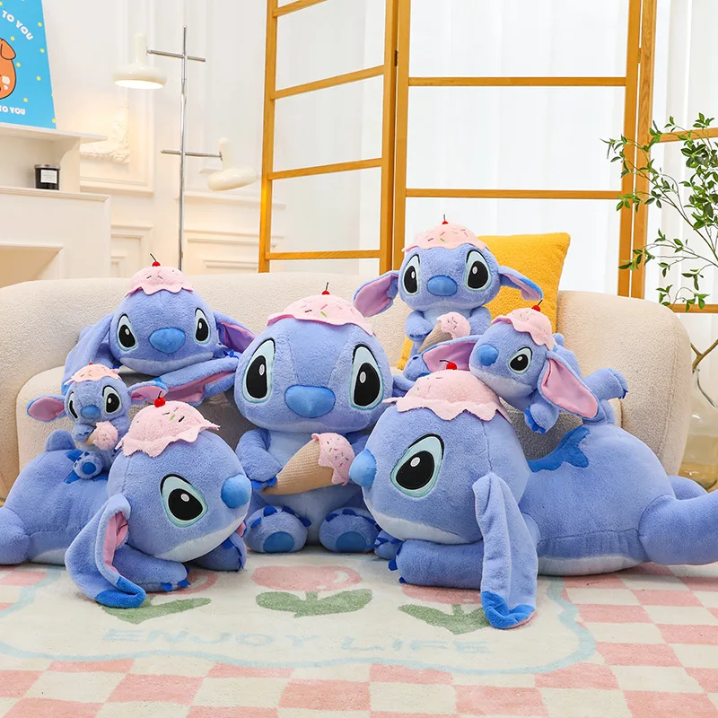 

Новый Дисней 70 см Kawaii плюшевая игрушка стежка мороженое торт кукла мягкие животные детский подарок на день рождения приятная подушка Pal для детей