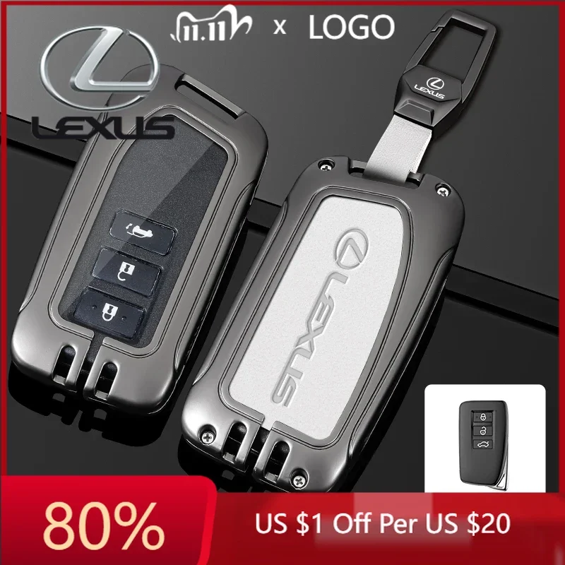

2026 Hot Interior Stickers For Lexus NX 200 NX300H RX 350 450H ES 350 ES 300h 2 3 Buttons Keychain Auto Leather Car Remote Key