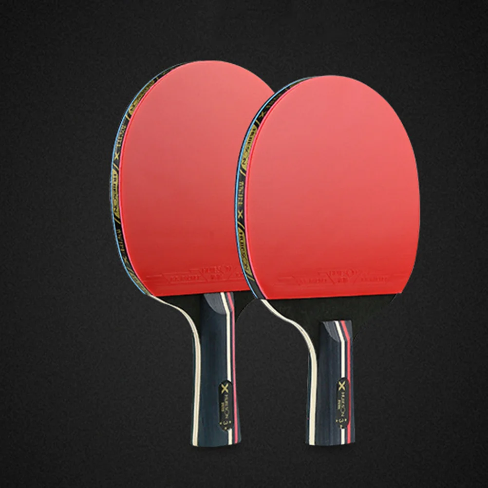 

Table Tennis Rackets Set Lightweight Anti-Slip Grip Paddles For Beginners Training Indoor Outdoor Play Three-Star Rated