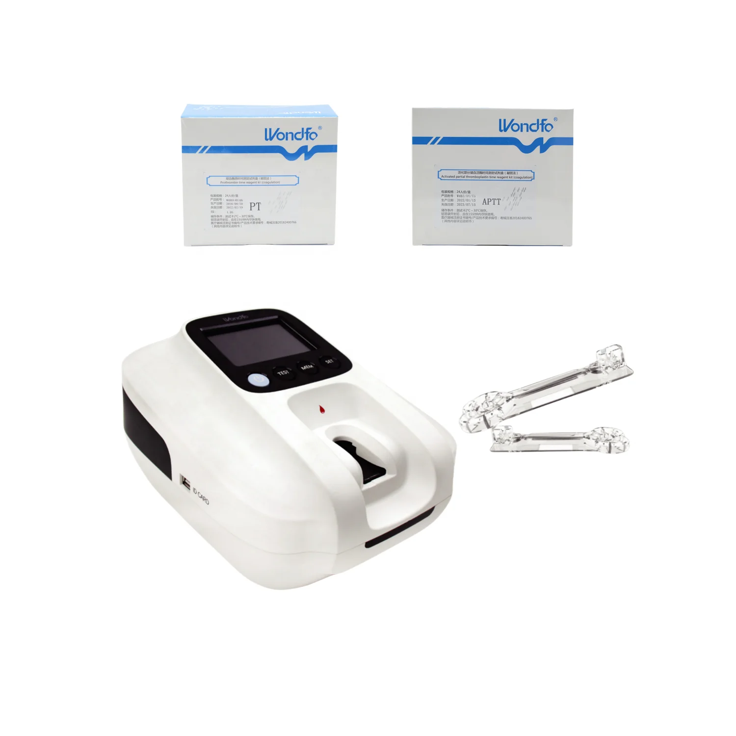 Coagulation Analyzer PT INR Machine APTT FIB TT ACT PT INR Test Coagulometer Precio Analizador de Coagulacion OCG-102