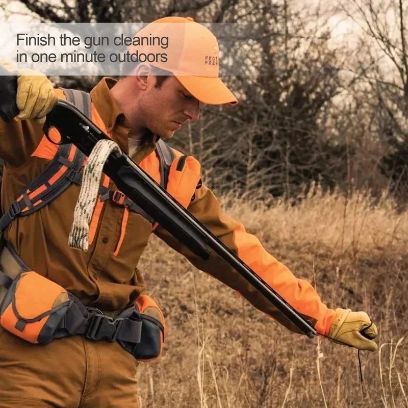 بندقية تتحمل الأنظف ثعبان نوع التكتيكية ملحق 62 مللي متر بندقية تنظيف عدة أدوات بندقية برميل عيار ثعبان حبل الصيد الرياضة #2