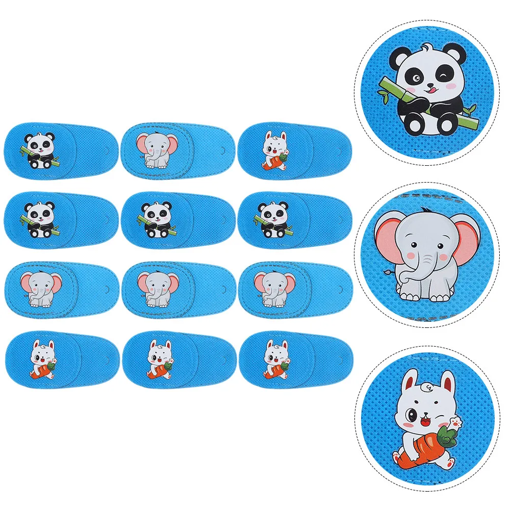

12 Pcs Eye Mask Training Glasses Patches Reusable Breathable Eyepatch Child