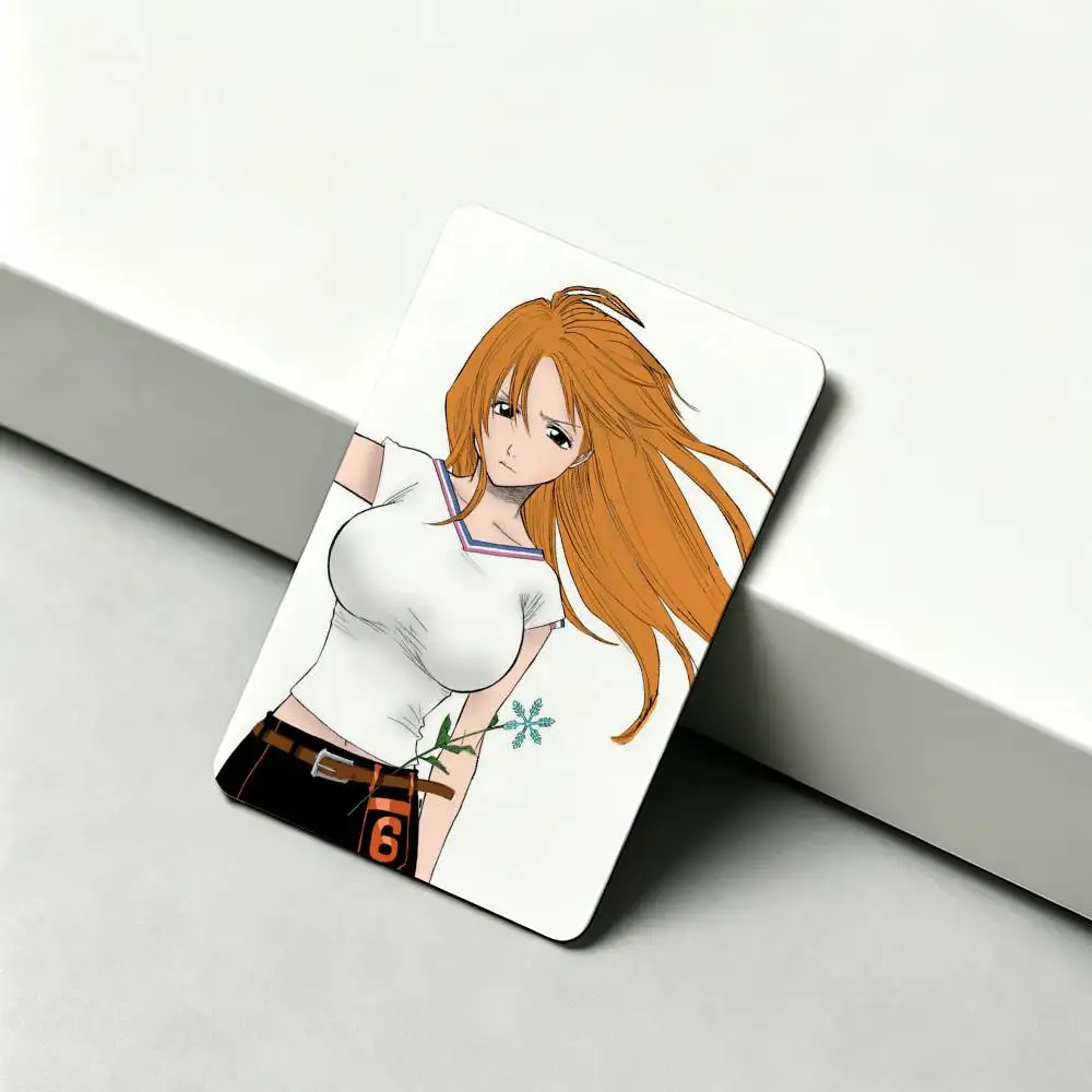 Inoue O-Orihime B-BLEACH  1Set 4Pcs Waterproof Card Skin Stickers for Credit Bus IC Cards view 6