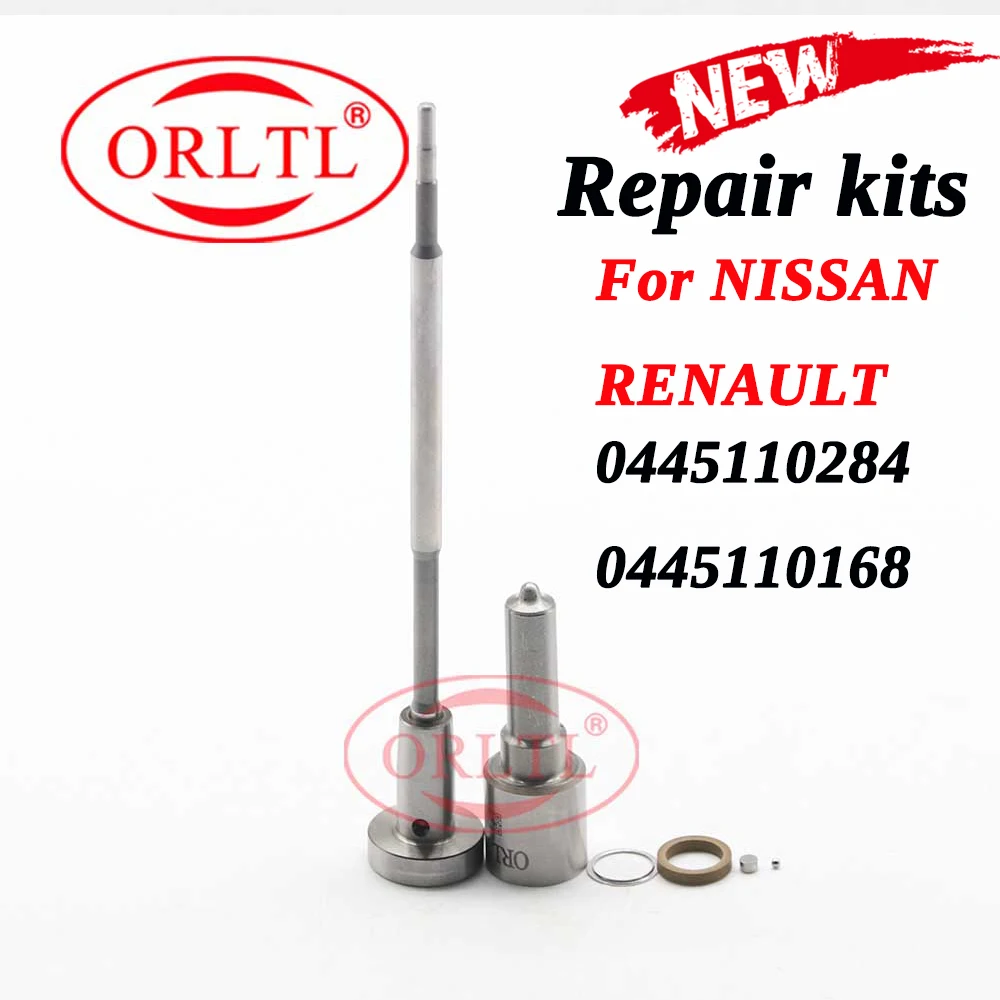 

DLLA148P1623 Nozzle Repair Kits Fuel injector 0445110284 0445110168 Valve F 00V C01 329 Diesel For NISSAN/RENAULT 7701061083