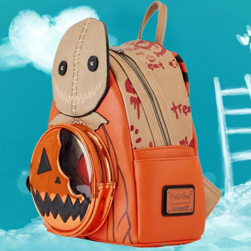 

Trick 'r Treat Sam Pumpkin Cosplay Mini Backpack | Halloween Backpacks