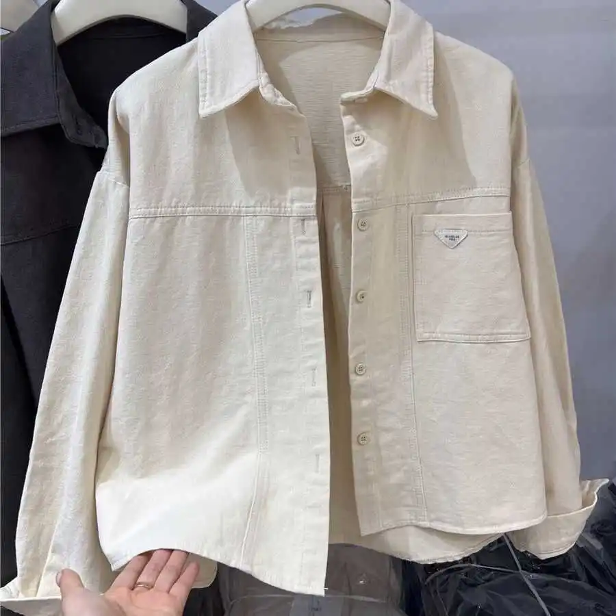 

Японская повседневная блузка-рубашка для женщин, осенняя новинка, маленький размер, модная, омолаживающая, для отдыха, популярная в этом году