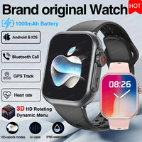 For IOS Watch Ultra 2 SE Men Women Smart Bracelet 1000mAh Battery GPS AMOLED Display Bluetooth Call Sport Waterproof Smart Watch