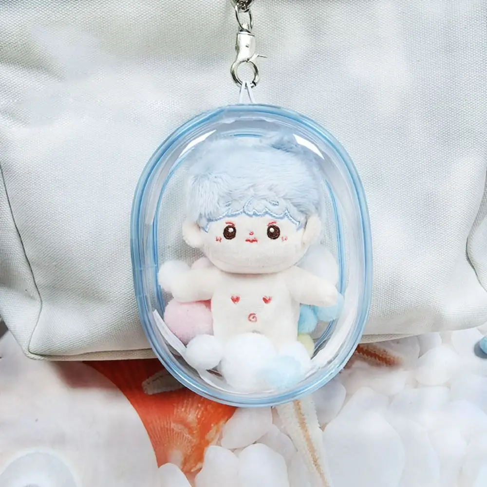 Transparent Case Clear Bag Outdoor Bag Gift 10cm Doll Accessories Storage Case Bag Decoration Mini Doll Display Box