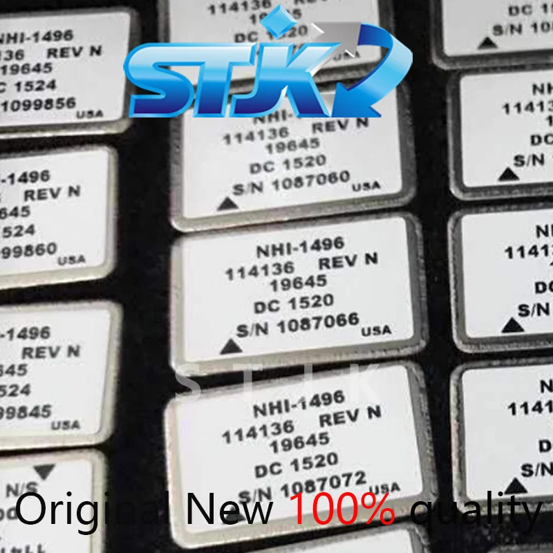 

NHI-1496 CDIP-10 Steel surface Military-grade integrated circuit module