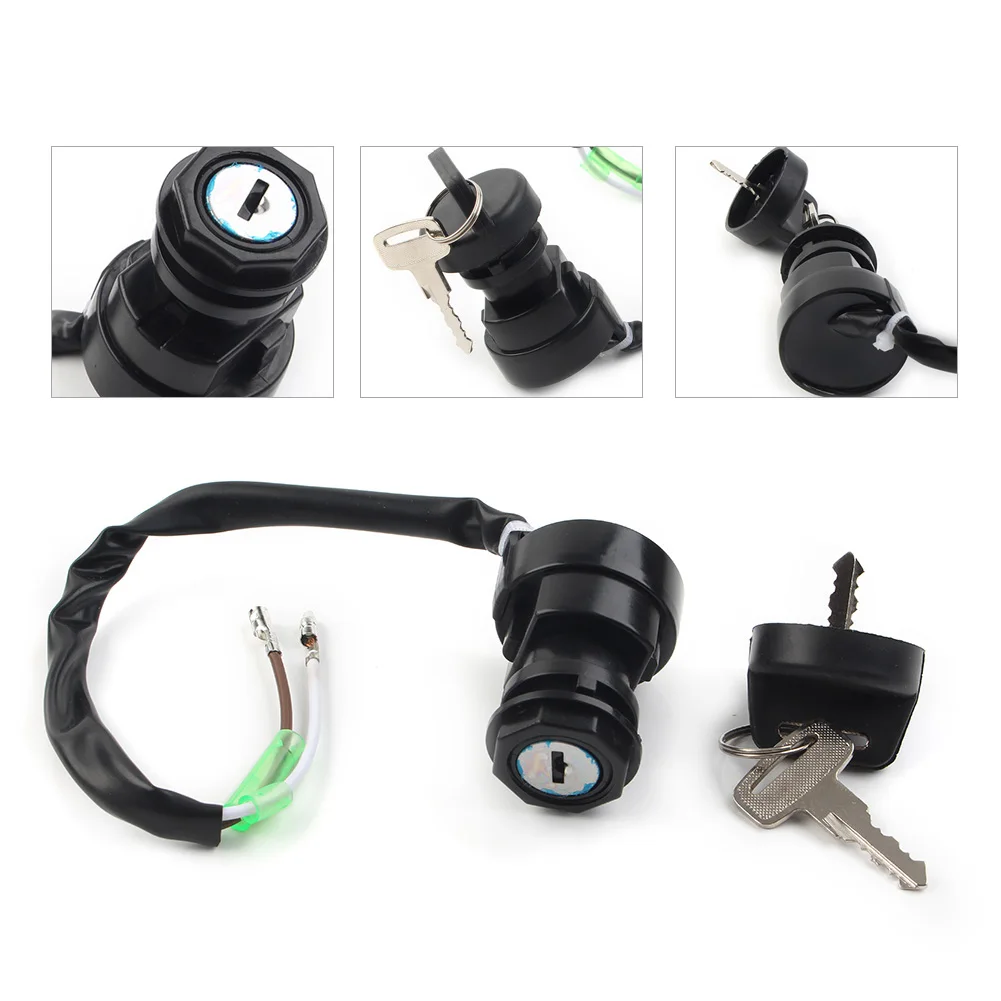 Motorcycle Ignition Key Switch For Kawasaki Atv Bayou 400 KLF400 4X4 1993-1996