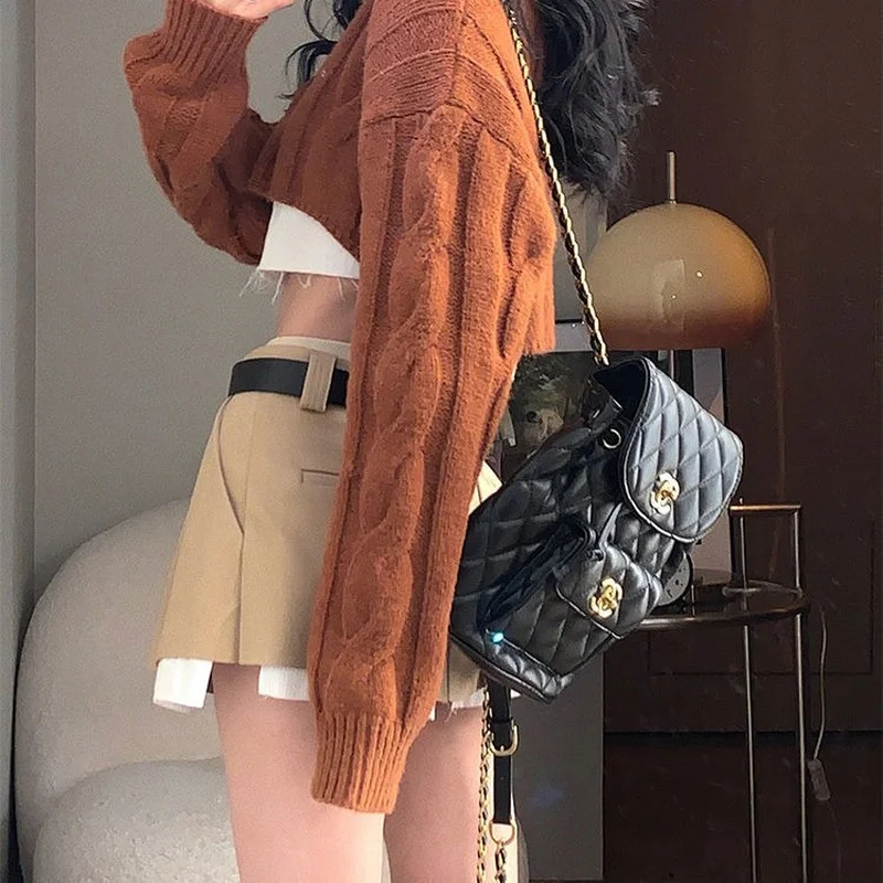 Vintage irregolare Micro minigonna donna Y2K moda Crop Patchwork vita alta Sexy cintura a pieghe gonna Cargo Streetwear 2023