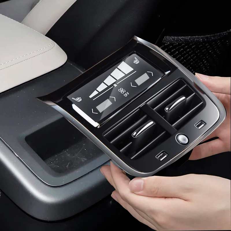 Accessori decorativi interni per Volvo XC60 XC90 S60 V60 S90 V90, pannello di controllo aria condizionata, uscita aria, scarico.
