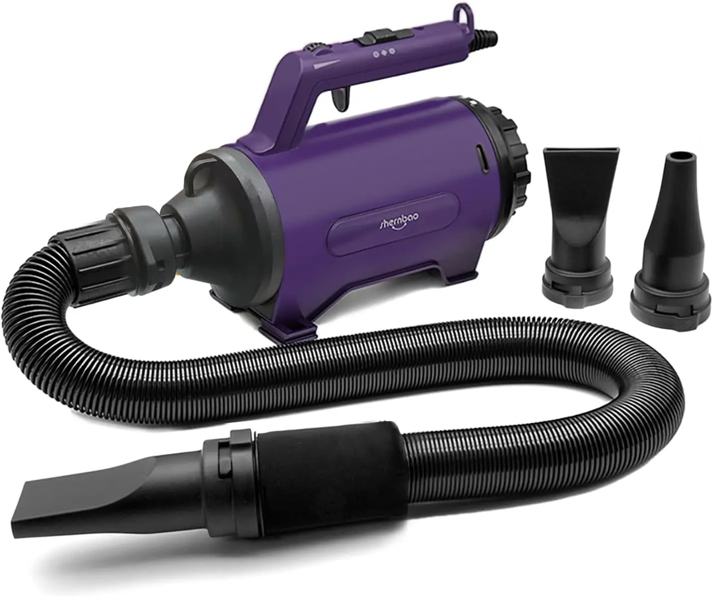 

Professional High Velocity Dog Dryer for Grooming, Force Hair Blower Pet Care Tool